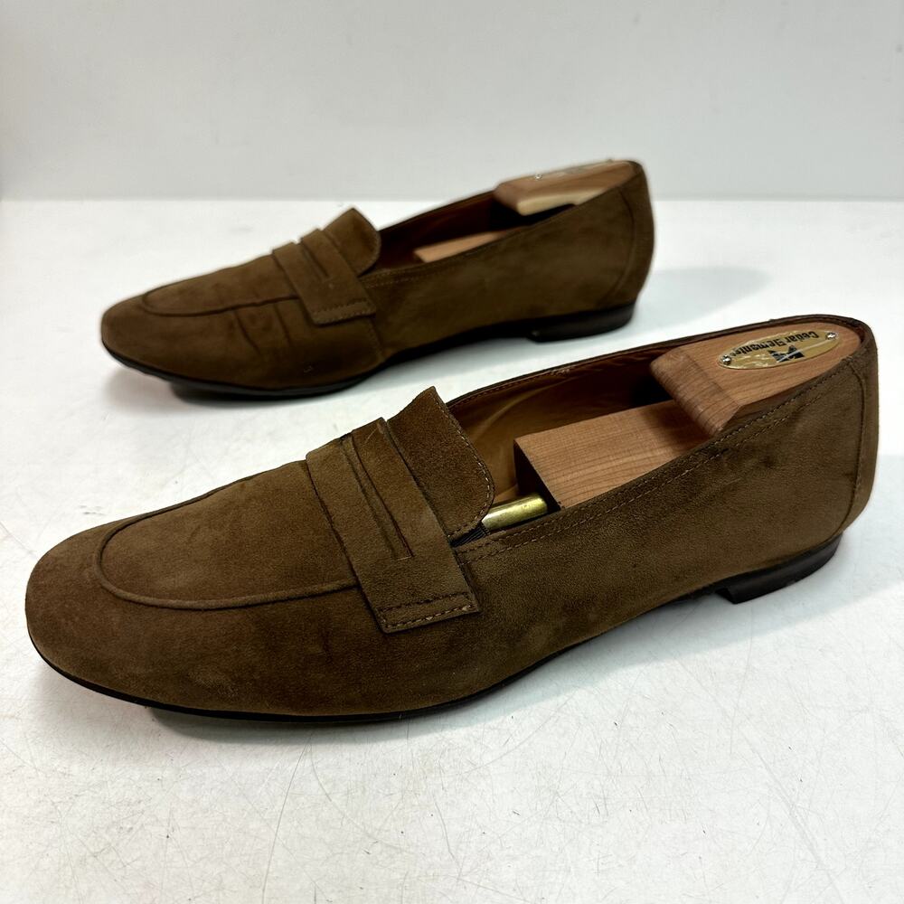 VERY GOOD Paul Green Munchen Snuff Suede Penny Loafer Made in Austria UK 7 US 8 - Picture 5 of 10